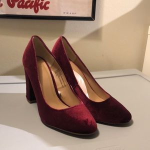 Red Velvet Heels